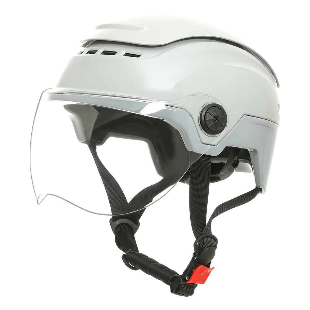 夏秋電動バイクヘルメット電動自転車オープンフェイス男性女性ユニセックス安全スクーターハーフヘルメットジェット