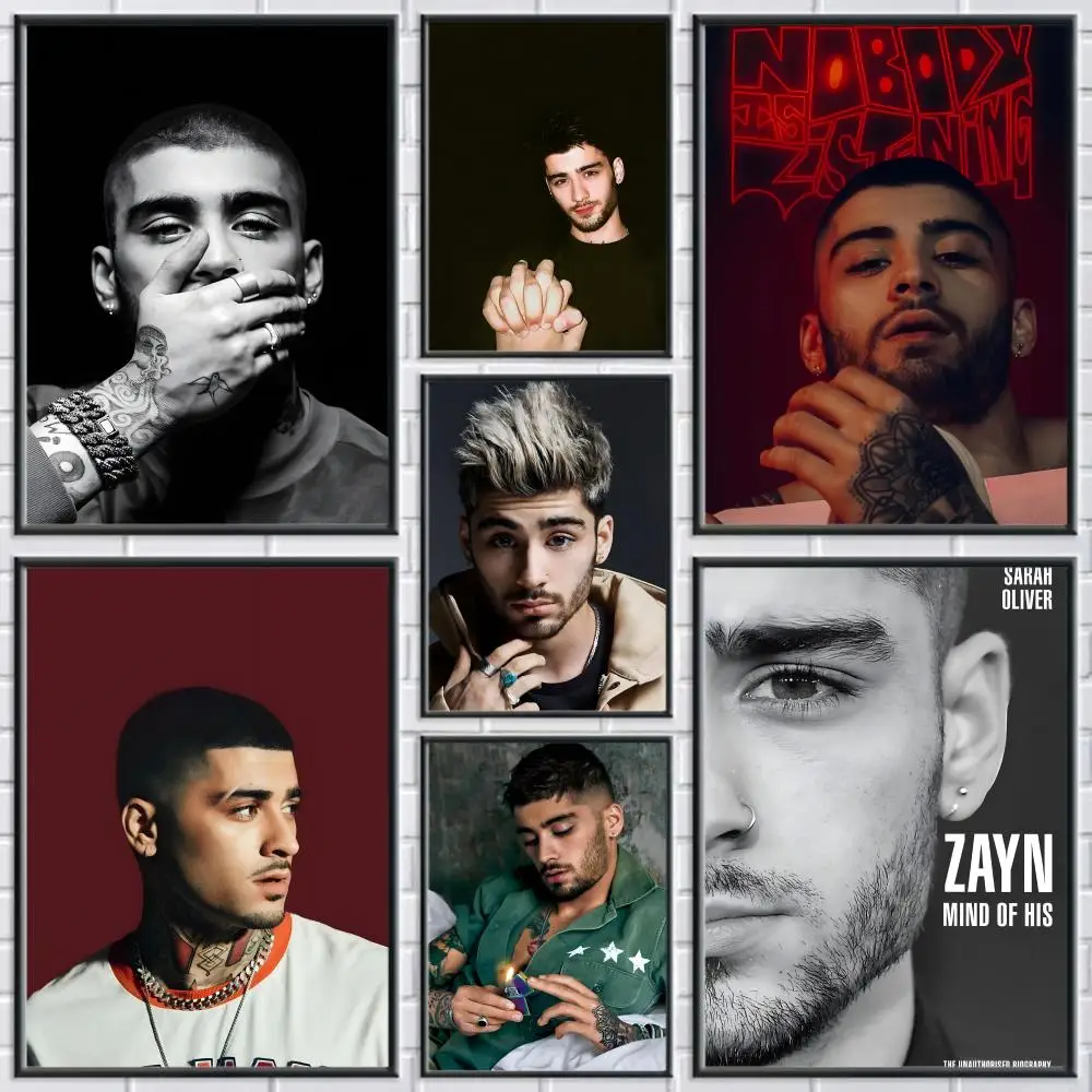 

Painting Calligraphy Canvas Poster: Crease Free Waterproof Durable All Space Wall Decor Z-Zayn MalikS