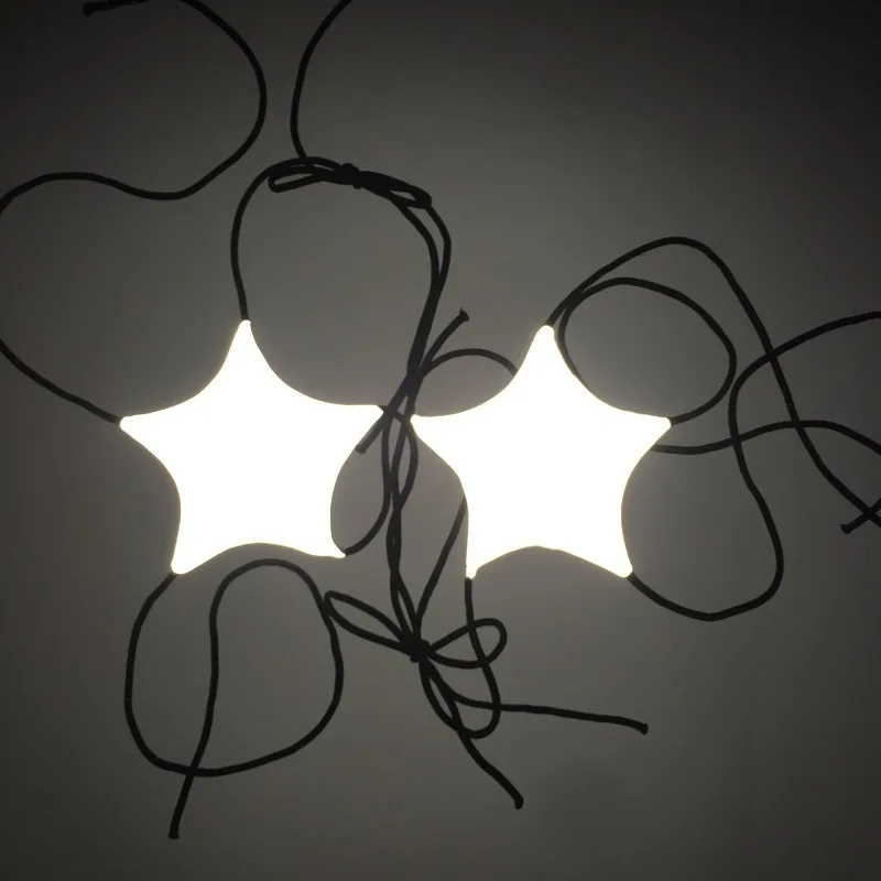 Conjunto de biquíni com estampa de estrela reflexiva, alças ajustáveis, maiô de duas peças, roupa de balada sexy, glitter, praia, piscina, festa, férias de verão