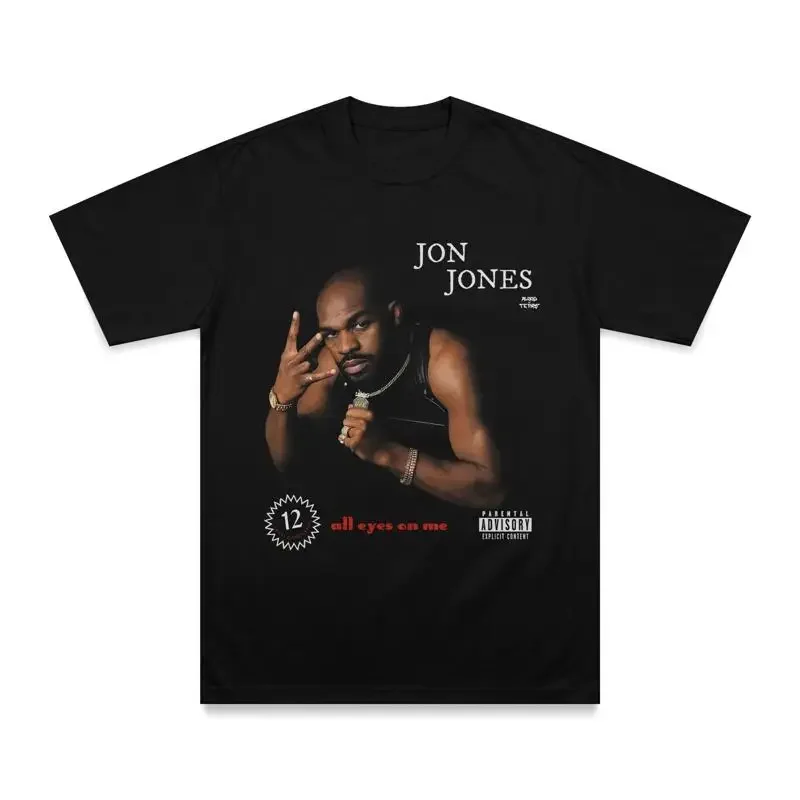 Jon Bones Jones Vintage Wash Drop Shoulder Men Wonmen Kids T-Shirt