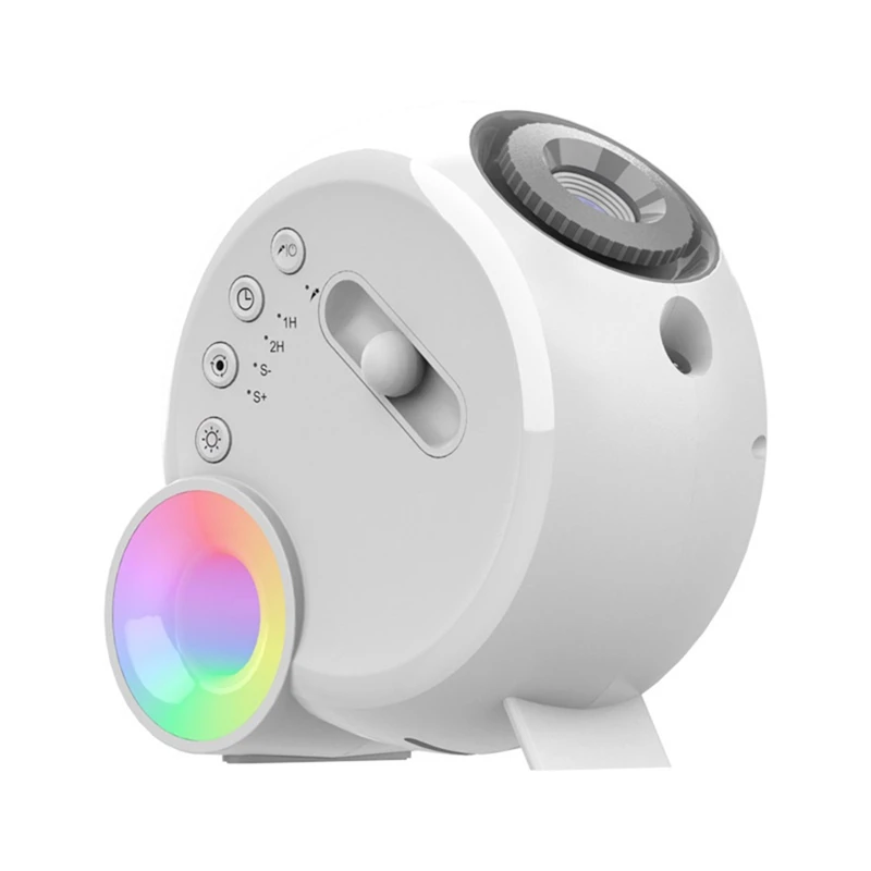 Galaxy Star Projector With RGB Night Light & Bluetooth Speaker USB LED Moon Lamp 13 Slides For Bedroom Gaming Room Kids