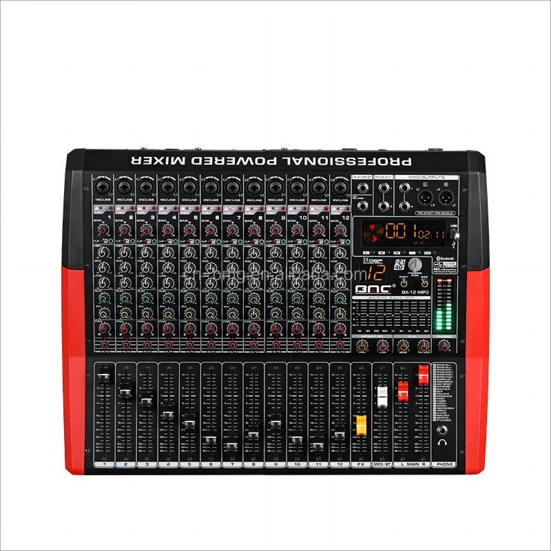 DM Audio powered mixing console on sale power mixer mixing console with power amplifier active mixer 650W*2