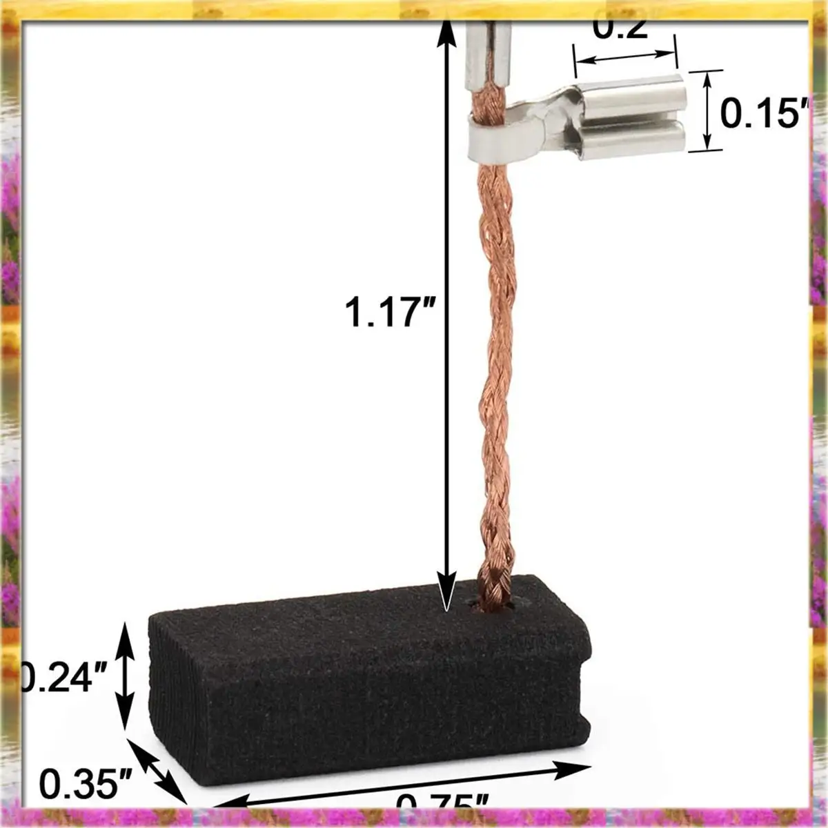 

【AB07 Price 】1Pc Black Metal Collet Nut Plunge Router Parts 12.7Mm Center Hole Diameter 22.5X27mm With 4PCS Carbon Brush