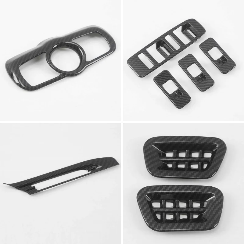 For Chery Tiggo 5X 8 2018-2020 Car Interior Decorative Lines Car fog light switch  light height adjustment protection frame