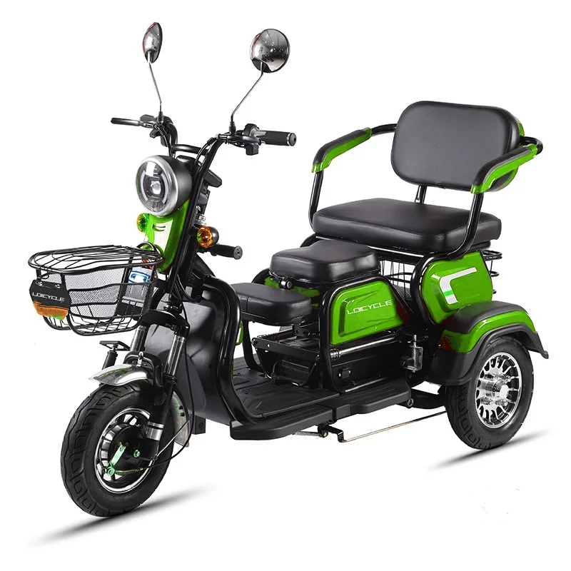 2024 New Electric Tricycle Passenger and Freight Dual-Purpose Elderly Mobility Vehicle Factory Price Wholesale