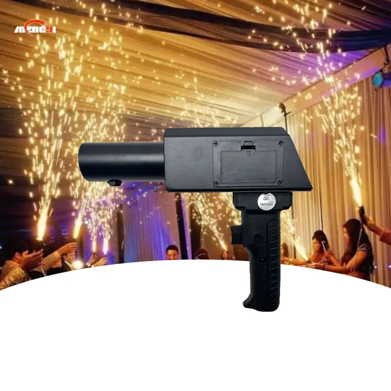 New Style Wholesale Price Black Cold Fountain  Wedding Machine Plastic Cold Pyro Firing Machine Cold Pyro Firing Gun