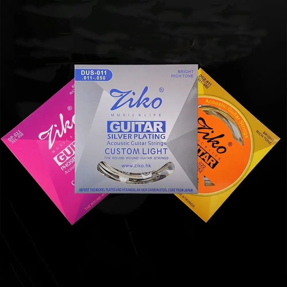 High Quality Brass Acoustic Guitar Strings Red Copper Bronze Musical Instruments Accessories Extra Light Parts Guitar