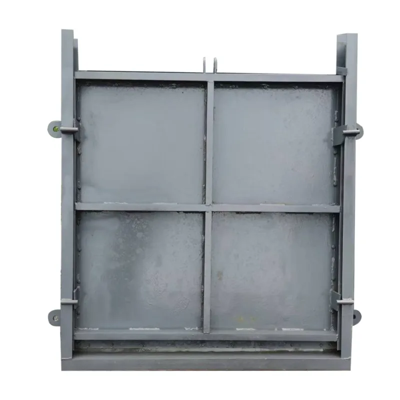 Steel gate square manual electric integrated, reservoir river sewage plane sliding hydropower station