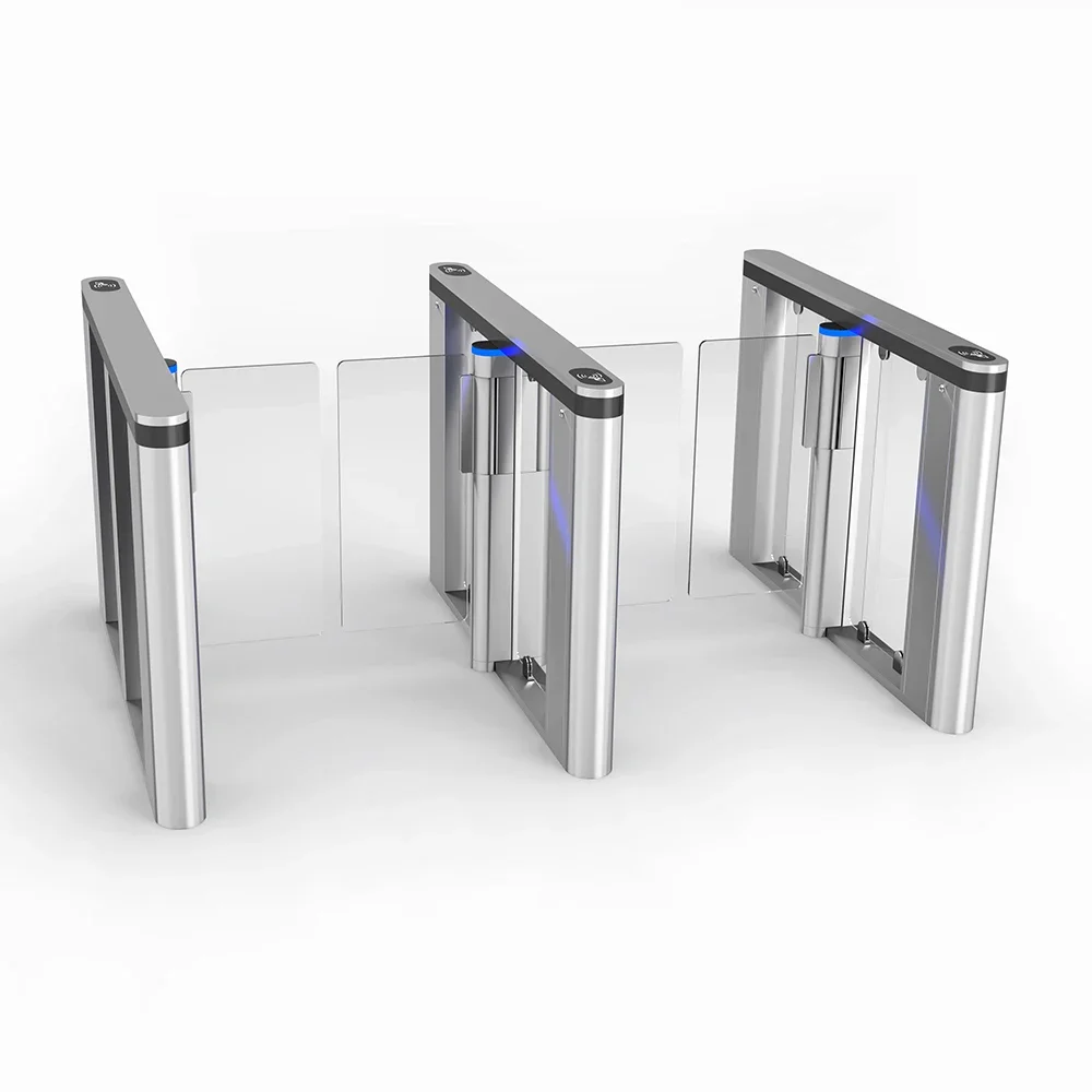 RFID スピード ゲート VIP 入口と出口スーパー オフィス ビル LED シリンダー スイング ゲート回転木戸