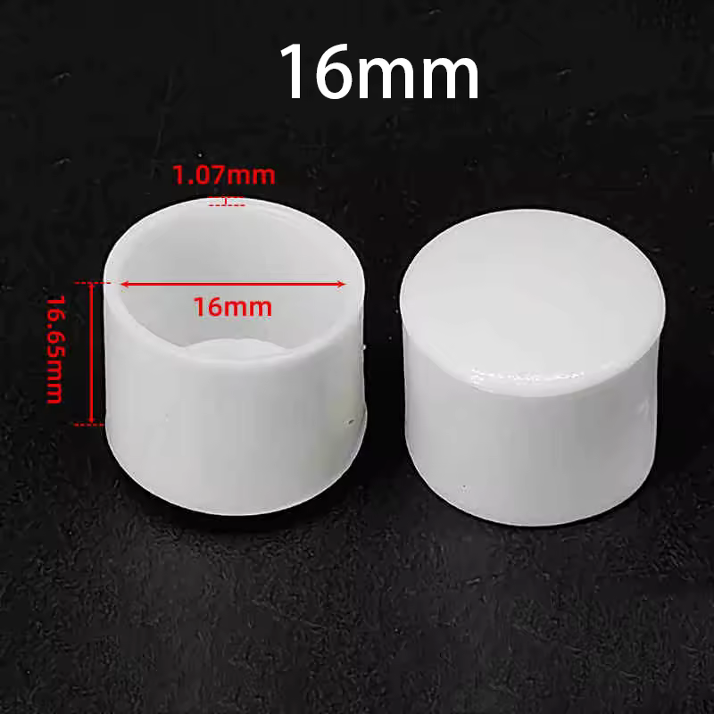 4-30Pcs PVC White Furniture Table Foot Tip Chairs Legs Pad Protector Cover Round/Square Pipe Plug Lid Tube Hole Protection Cap - Image 12