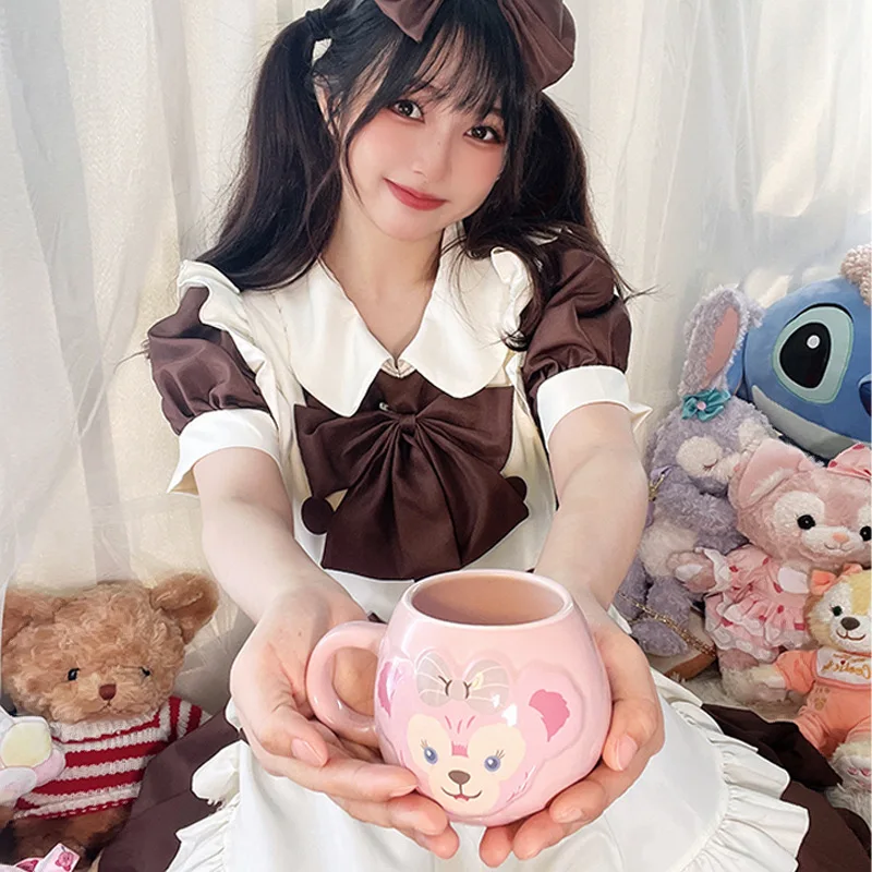 S-4XL Nhật Bản Mềm Bé Gái Lolita Đầm Sô Cô La Hầu Gái Đầm Cafe Hầu Gái Đầm Người Giúp Việc Cosplay Quần Áo Đen Kawaii Lolita Pháp Đầm