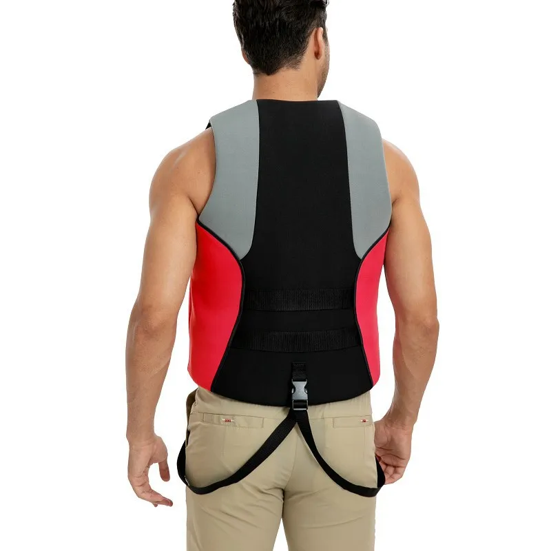 大人ウォータースポーツライフジャケット調節可能な水泳ベストフローティングライフベストカヤックラフティングボートサーフィン安全漂流ジャケット