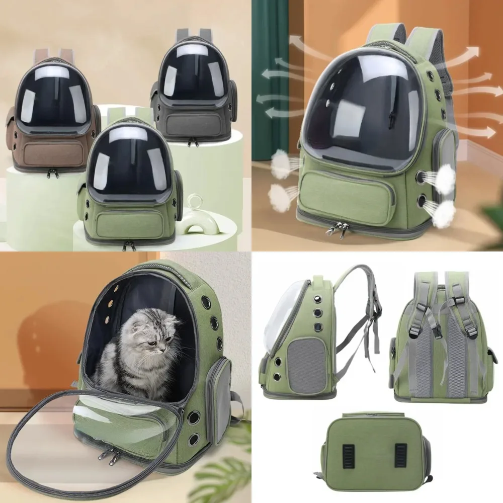 

ng for the Best Pet Travel Solution - Premium Quality Astronaut Capsule Cat Backpack for Stylish and Practical Pet Parents - Com