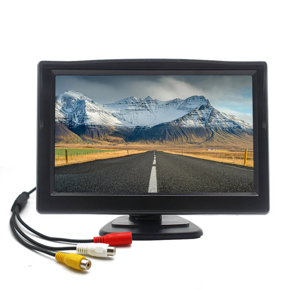 Smartour 5 Inch AHD 1080P Car Rear View Monitor Inside Parking Backup HD Monitor for MPV SUV Horse Lorry For Car Reverse Camera