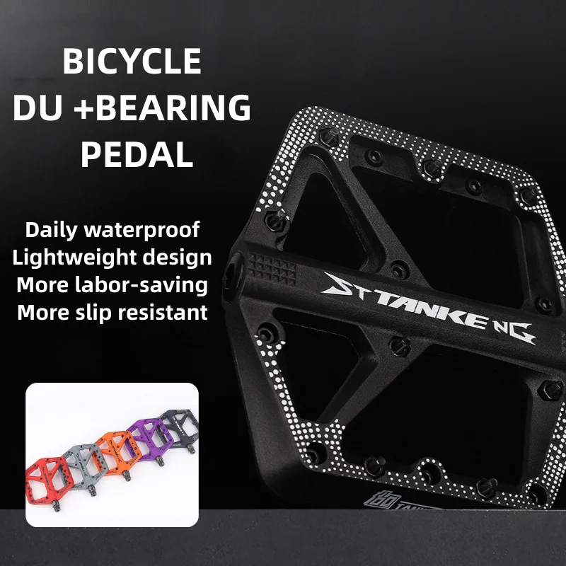 

Universal MTB Bike Nylon Pedal Widen Non-slip DU+1 Bearing Bicycle Platform for Mountain Bike Off-road Cycling Accessories BMX