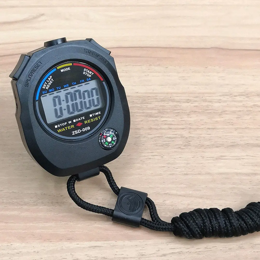 6Pcs Match Stopwatch Game Stopwatch Electronic Timer for Sports Training Lightweight Portable Reliable Professional Referee