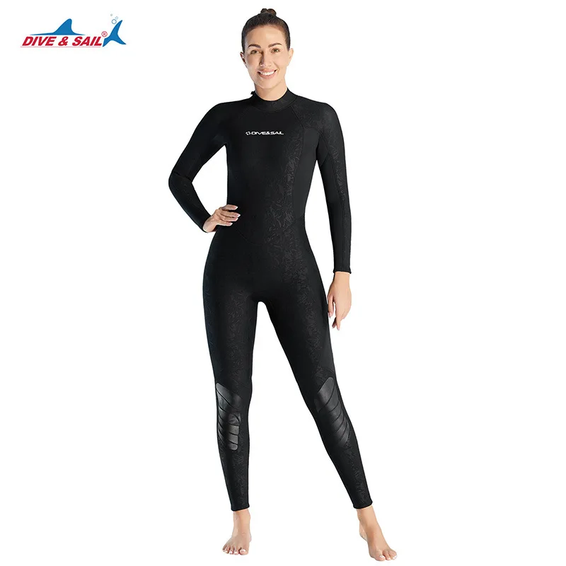 

1.5MM One Piece Long Sleeve Wetsuit Thermal Cold Resistant Neoprene Swimwear for Snorkeling Surfing Outdoor Water Sports