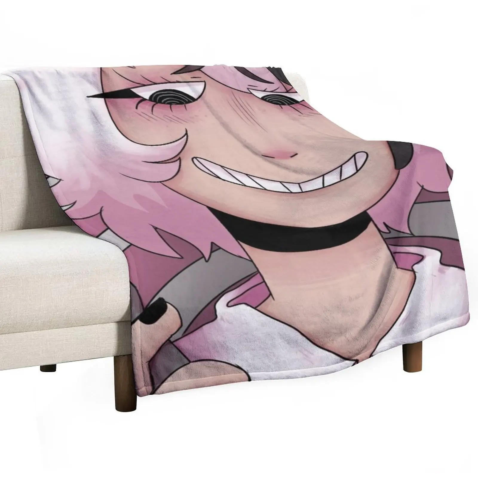 

Appetite of a people pleaser Throw Blanket Bed linens Decorative Sofa Soft Big Retros Blankets