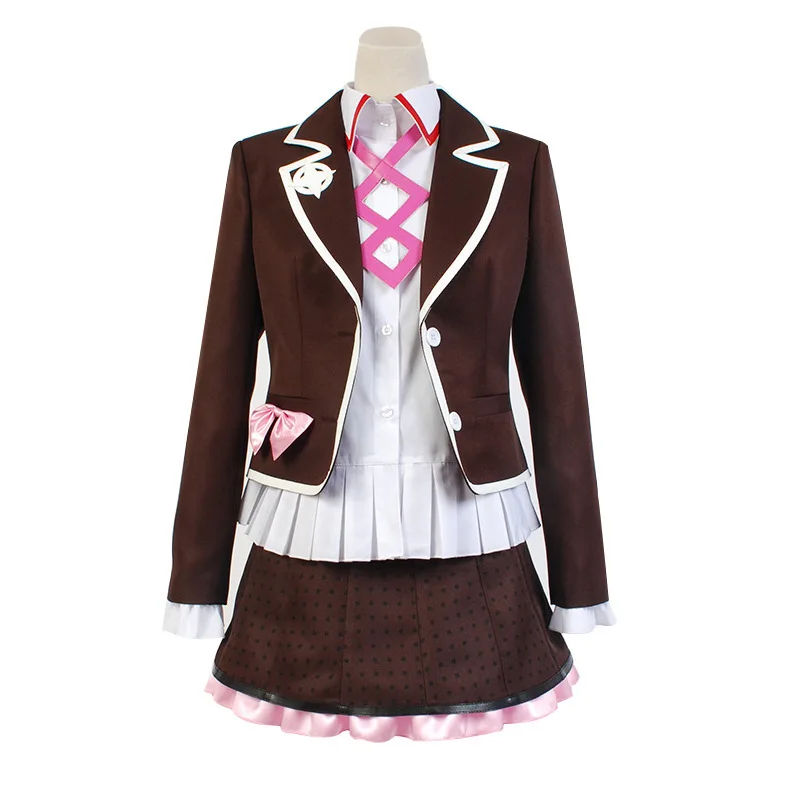 

Danganronpa Play Costume Kuzuryu Yukiko Dress, 2D Female Clothing, High School Uniform Set, JK Clothes
