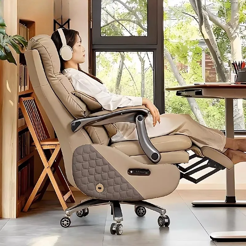 

Роскошное офисное кресло для руководителя - трансформируемое компьютерное кресло с откидной спинкой для длительного комфортного сидения, мебель JT40