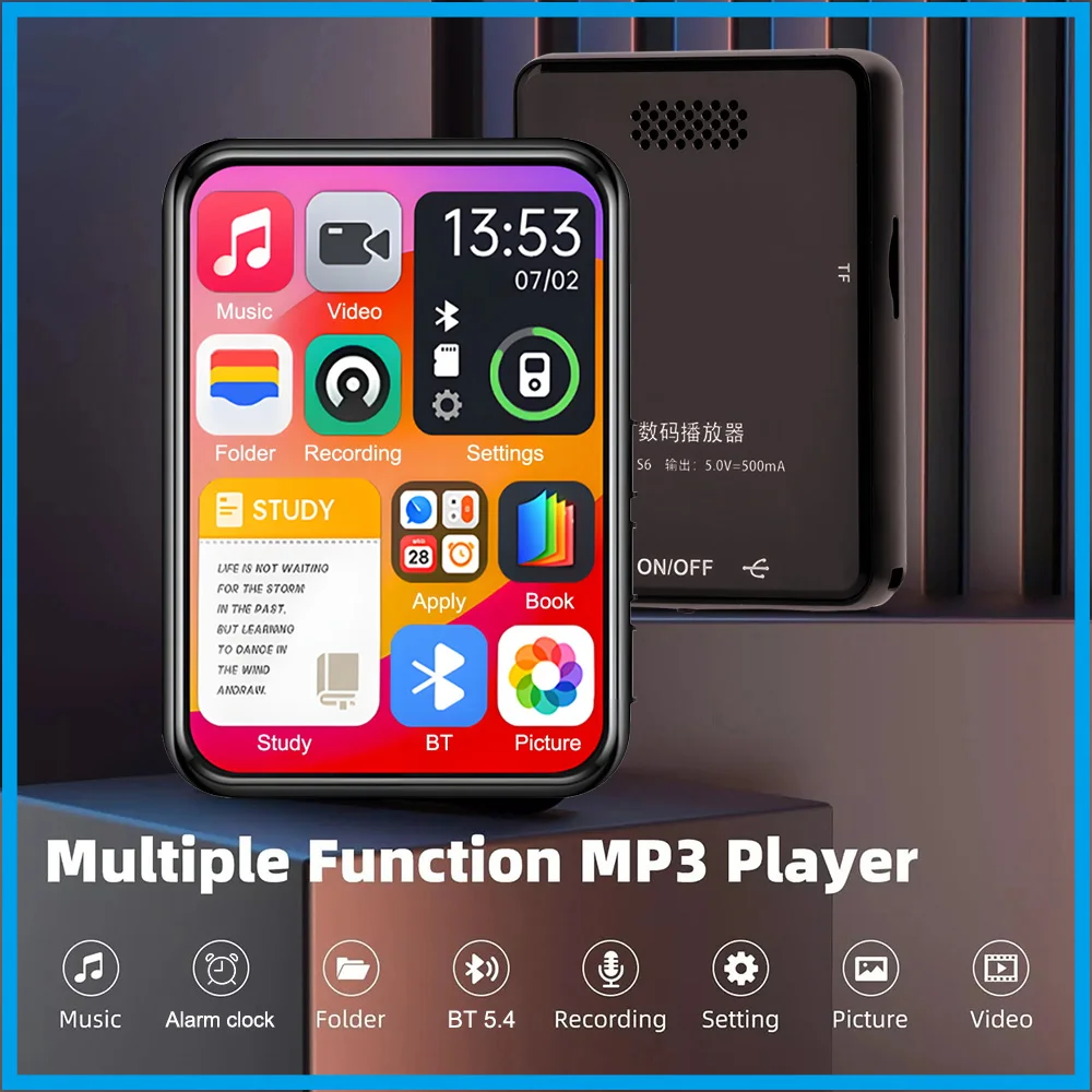 جديد 5 بوصة أندرويد 11.0 واي فاي مشغل MP4 APP مخزن بلوتوث 5.0 مشغل MP3 سبوتيفي/باندورا/تايدال/ديزر مكبر صوت مدمج