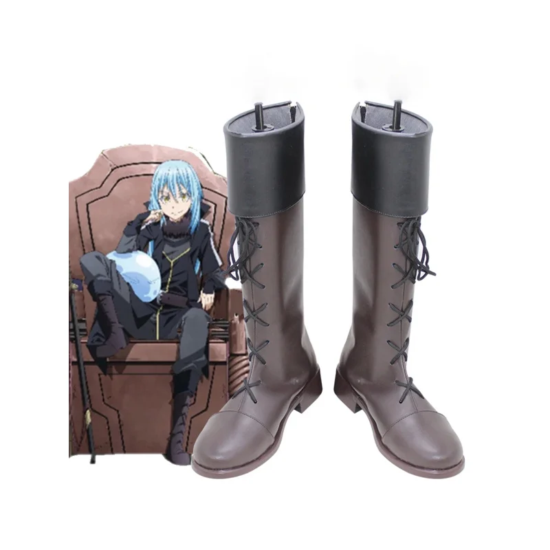 Игра Аниме Косплей That Time I Got Reincarnated as a Slime Rimuru Tempest Shoes Boots Карнавальная вечеринка Хэллоуин