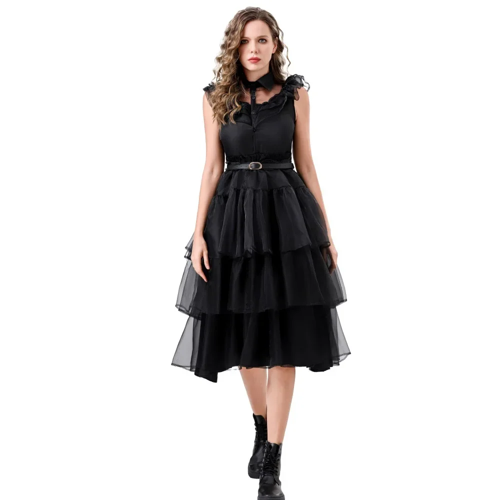 

Halloween Witch Vampire Bride Cosplay Carnival Party Dark Witch Vampire Up Masquerade Performance Costume