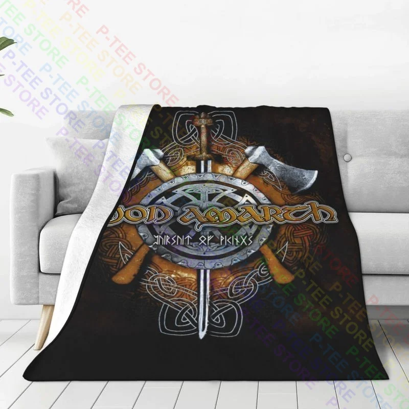 Melodic Death Metal Band Amon Amarth Blanket Plush For Bed Dust Cover Couch Blanket Camping Blanket