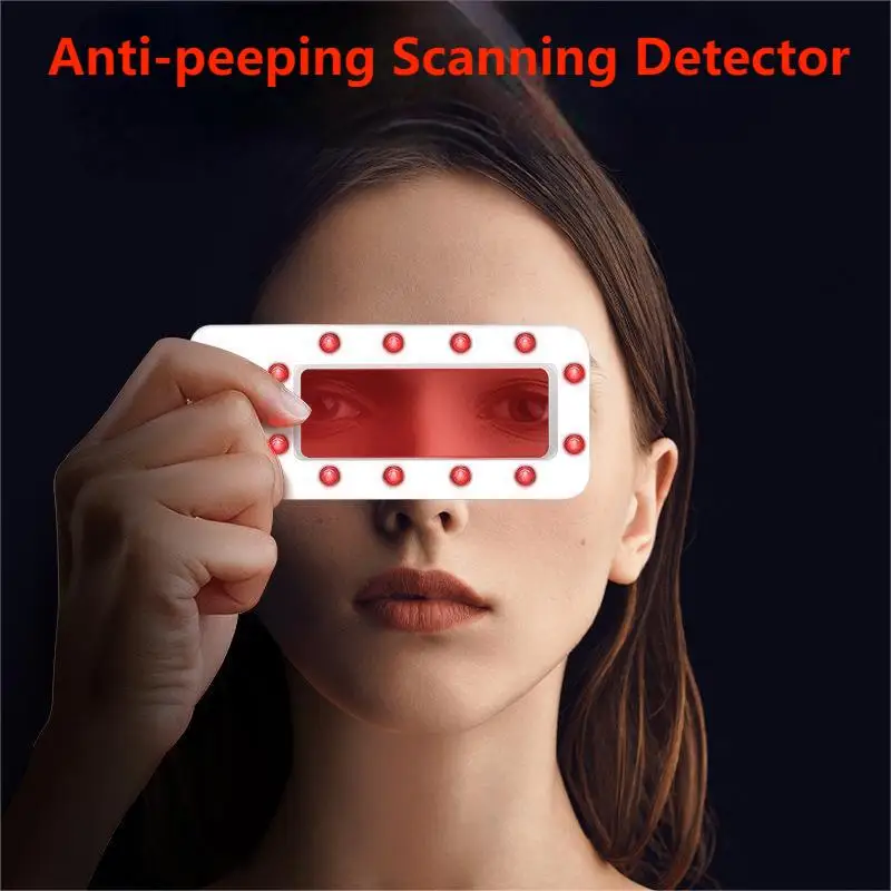 Anti-camera/anti-recording Detector Large Window 360° 3D Scanning Detection Pinhole Camera/listening-in Device for Hotel Car Etc