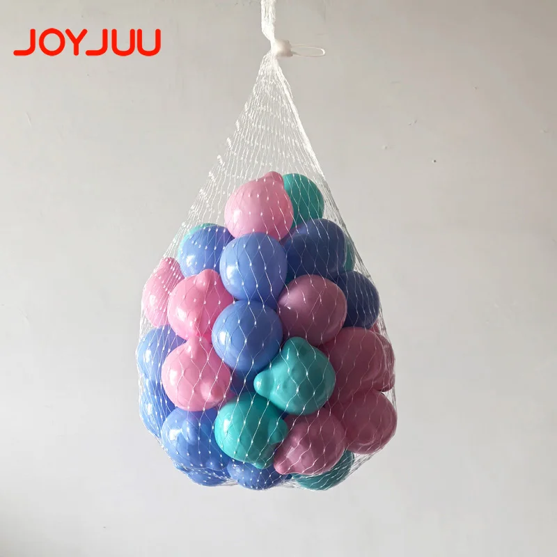 Ocean Ball PE Outdoor Sport Water Pool Wave Inflatable Stress Air Funny Toys for Children Kids Color Cognition Bear Shape 50pcs