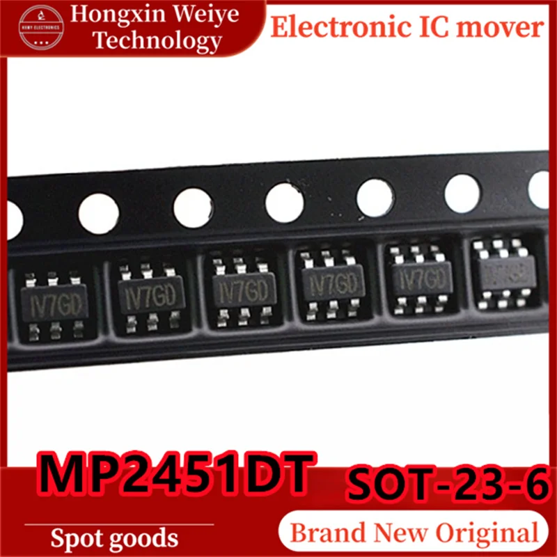 (20/50 piezas) MP2451DT MP2451 SOT-23-6 Mark IV70 DC-DC Step-Up Boost Converter IC Original en stock Envío rápido