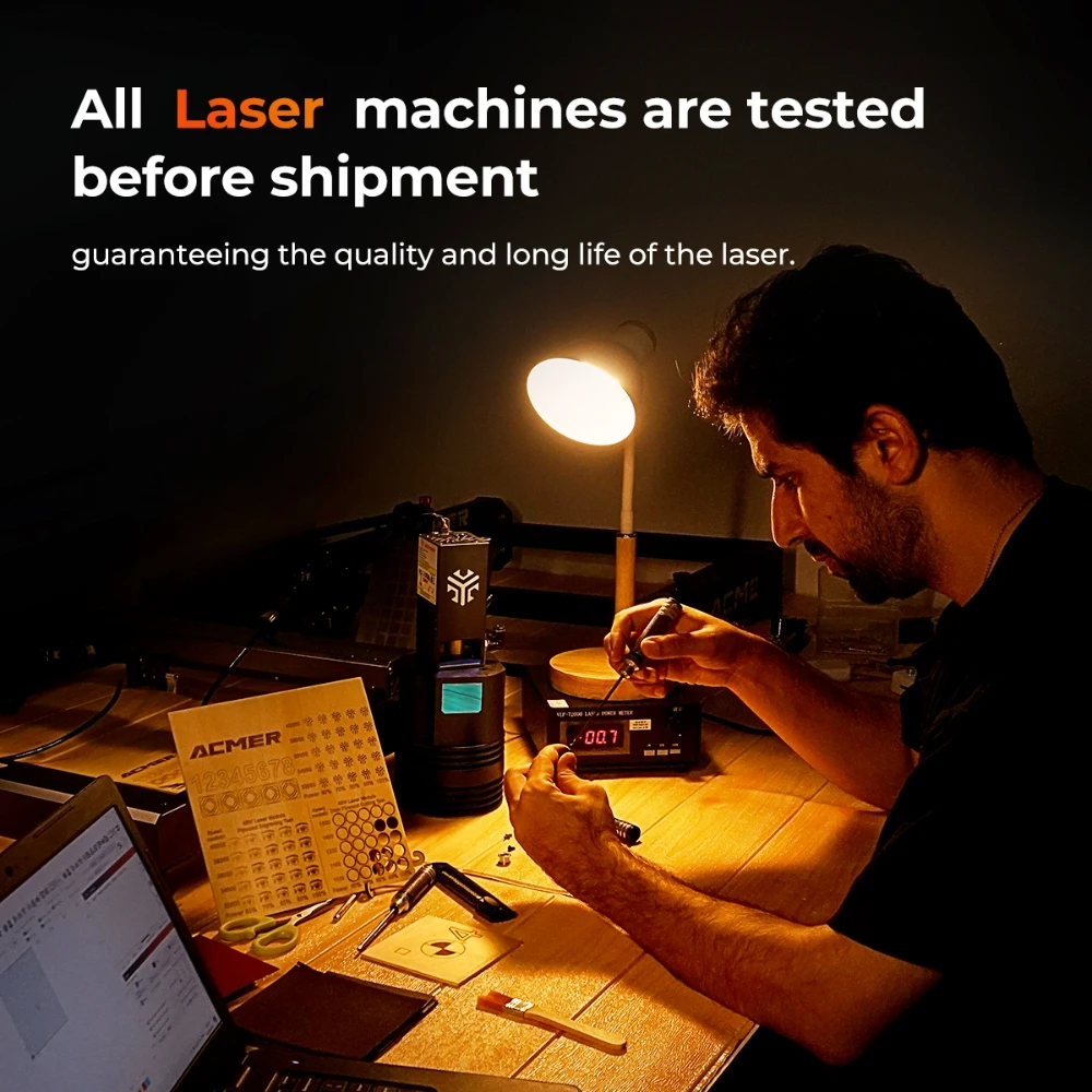 ELIDOR Z6 12W 6W Laser-Graviergerät und -Schneidemaschine für Anfänger Blauer Diodenlaser CNC 300x300mm Arbeitsbereich DIY-Werkzeug für Geschenke – Detail 11