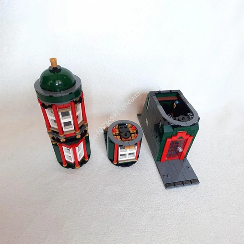 990pcs MOC Emerald Emporium Modulair Modelbouw Speelgoedblokken Architectuur Kerstcadeaus Monteren Idee Onderwijs Verjaardag