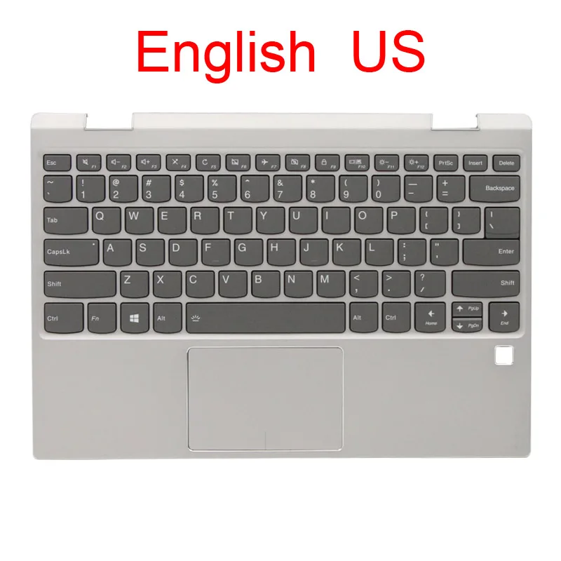 

Laptop PalmRest&keyboard For Lenovo For Ideapad Yoga 720-12IKB 81B5 English US 5CB0Q12201 Upper Case With Backlit New