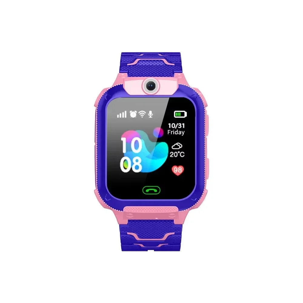 Lenovo 2027 Nieuwe 5G Smartwatch voor Kinderen met 8K Camera, GPS Locatie, SOS Oproep, Waterdicht, Simkaart, Kinderhorloge voor Jongens en Meisjes, Elektronisch