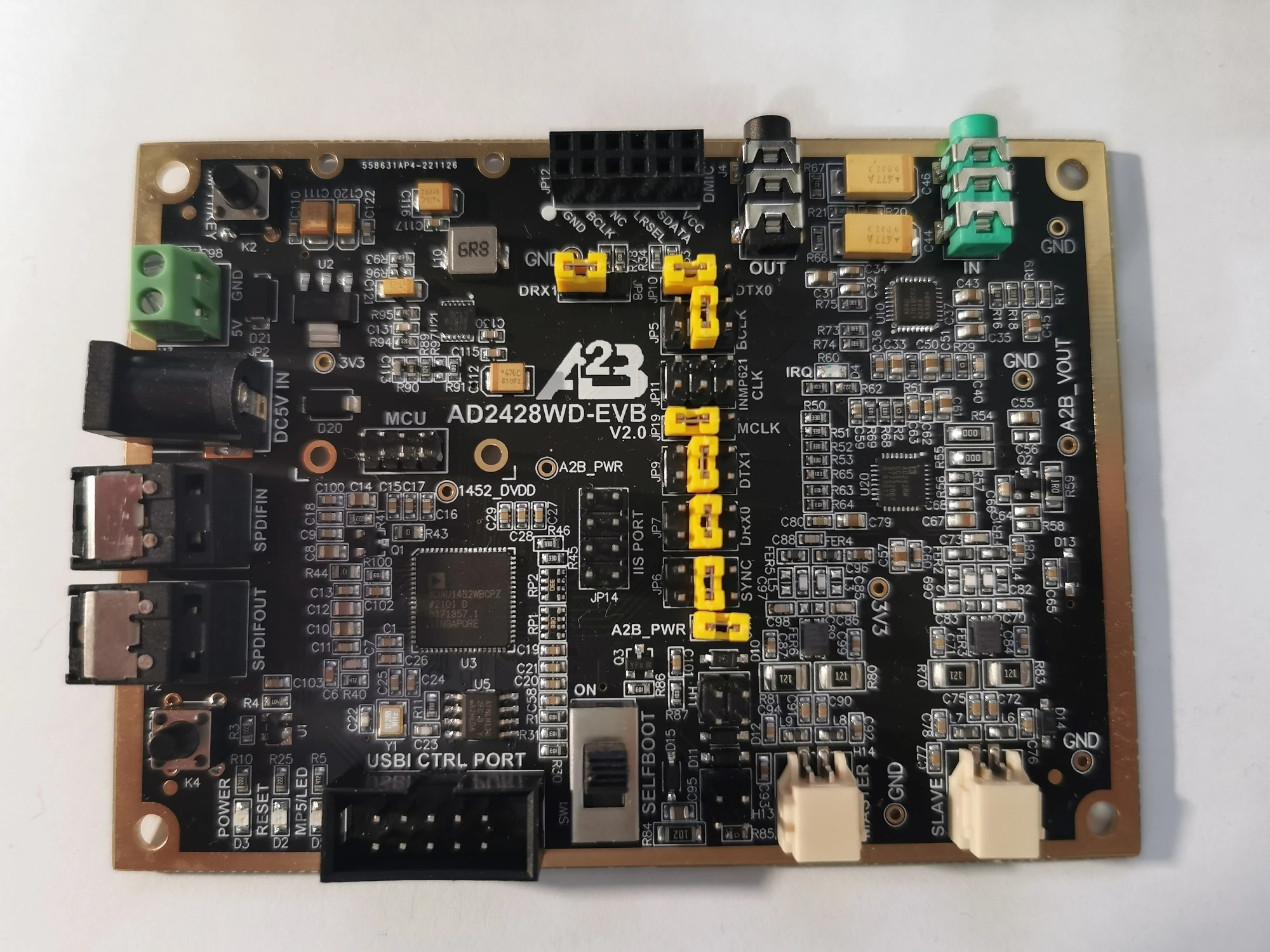 A2B Development Kit /ADI Automotive Audio Bus Development Board /EVAL-AD2428WD1BZ/STM32 Start