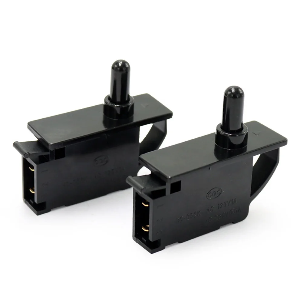 Refrigerator Door Light Control Switch 2PCS Push Button Type with 250V 125V Voltage Rating 0.5A 1A Current and 100000 Cycle Life