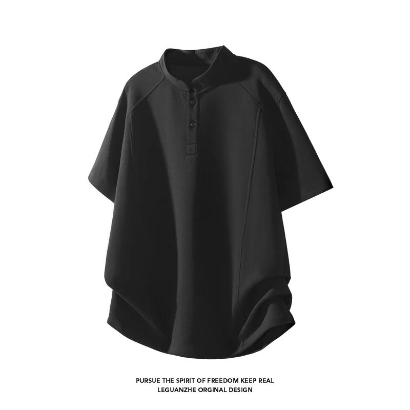 For 2026 Summer High Quality Breathable Fashion Short Sleeves Black White Casual POLO Shirts