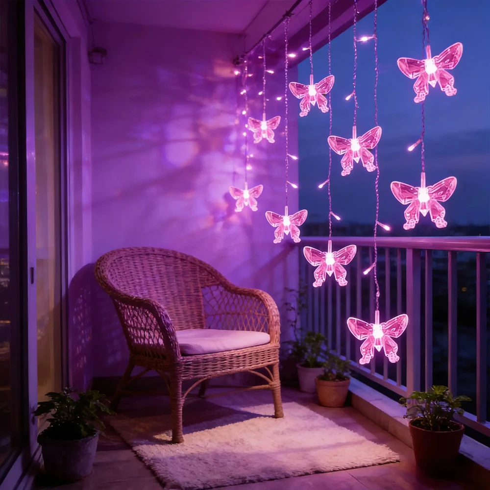 Lampu Tirai LED Kupu-kupu deng - Fairy Light Curtain ulasan dan harga