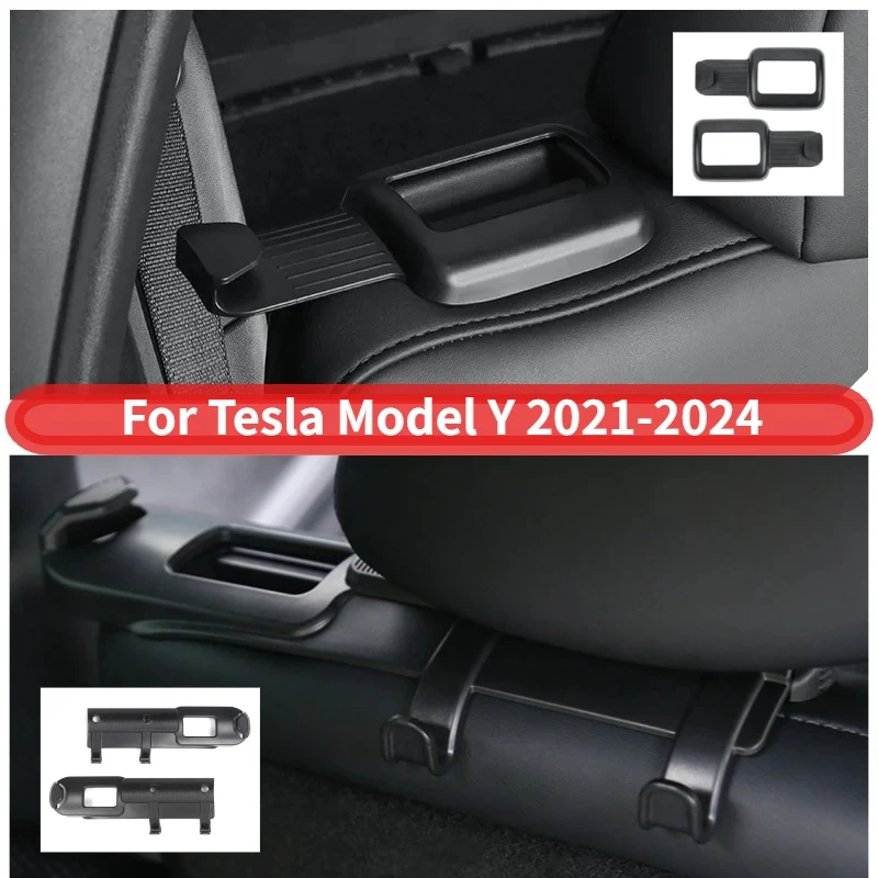

Для Tesla Model Y 2021-2024 безопасный направляющий ремень на заднее сиденье, ограничитель направляющего ремня на заднем сиденье, держатель ABS для ModelY, автоаксессуары