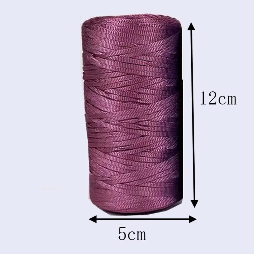 Crochet Yarn Summer Ice Rope for Hand Crocheting Hat Fashion Light Viscose Thread Knitting Bag