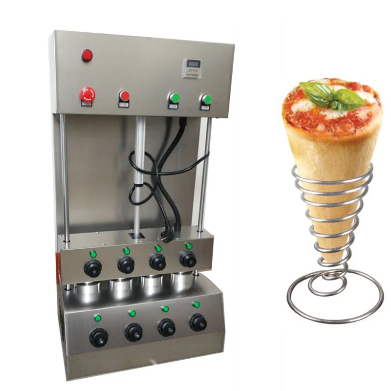 4pcs Hand Hold Pizza Cone Making Machine Umbrella Pizza Cone Machine Pizza Cone Forming Equipment