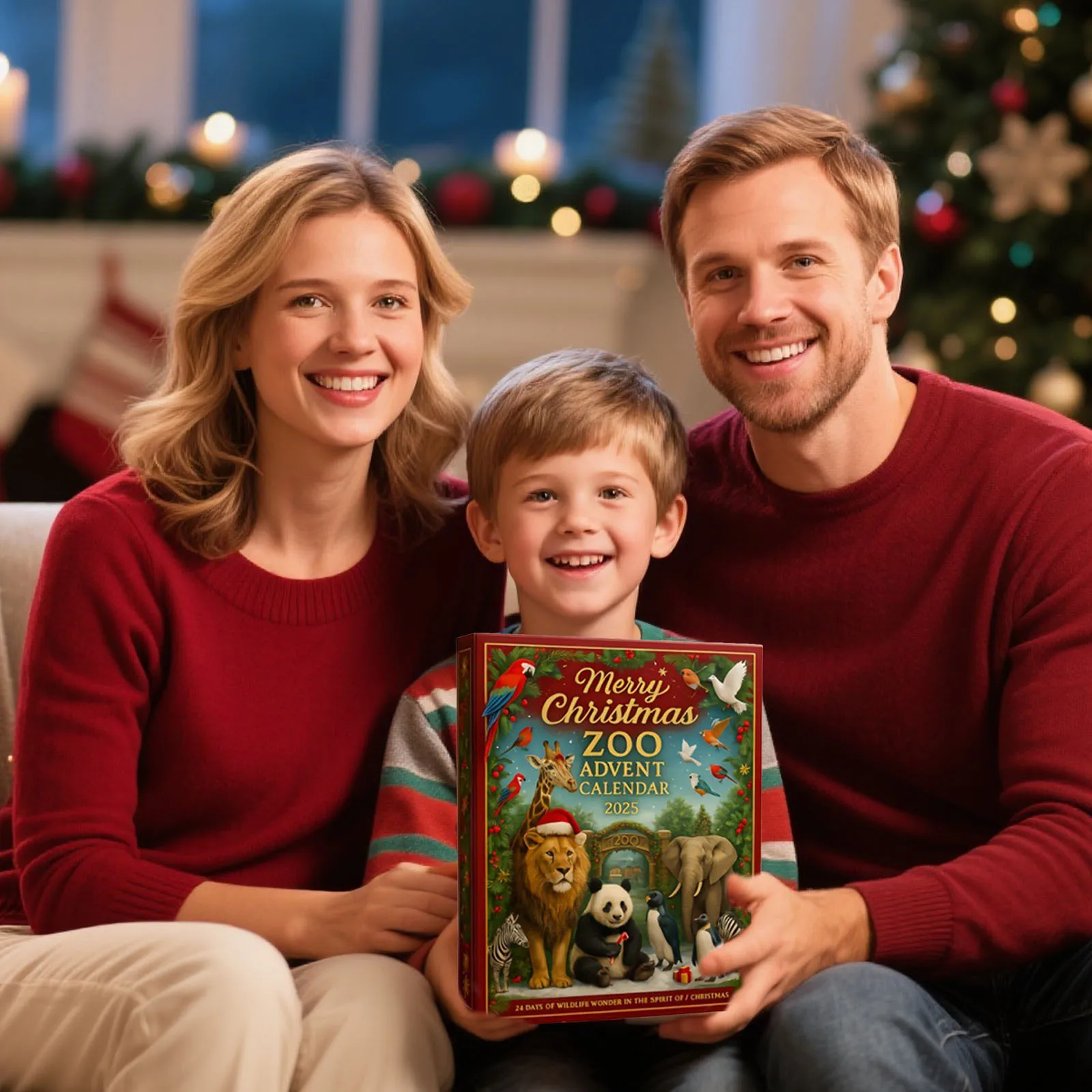 Calendrier de compte à rebours de noël, maquillage 2025, calendrier de l'avent pour tours de la nature, parfait pour toutes sortes de fêtes, horloge de jeu de compte à rebours