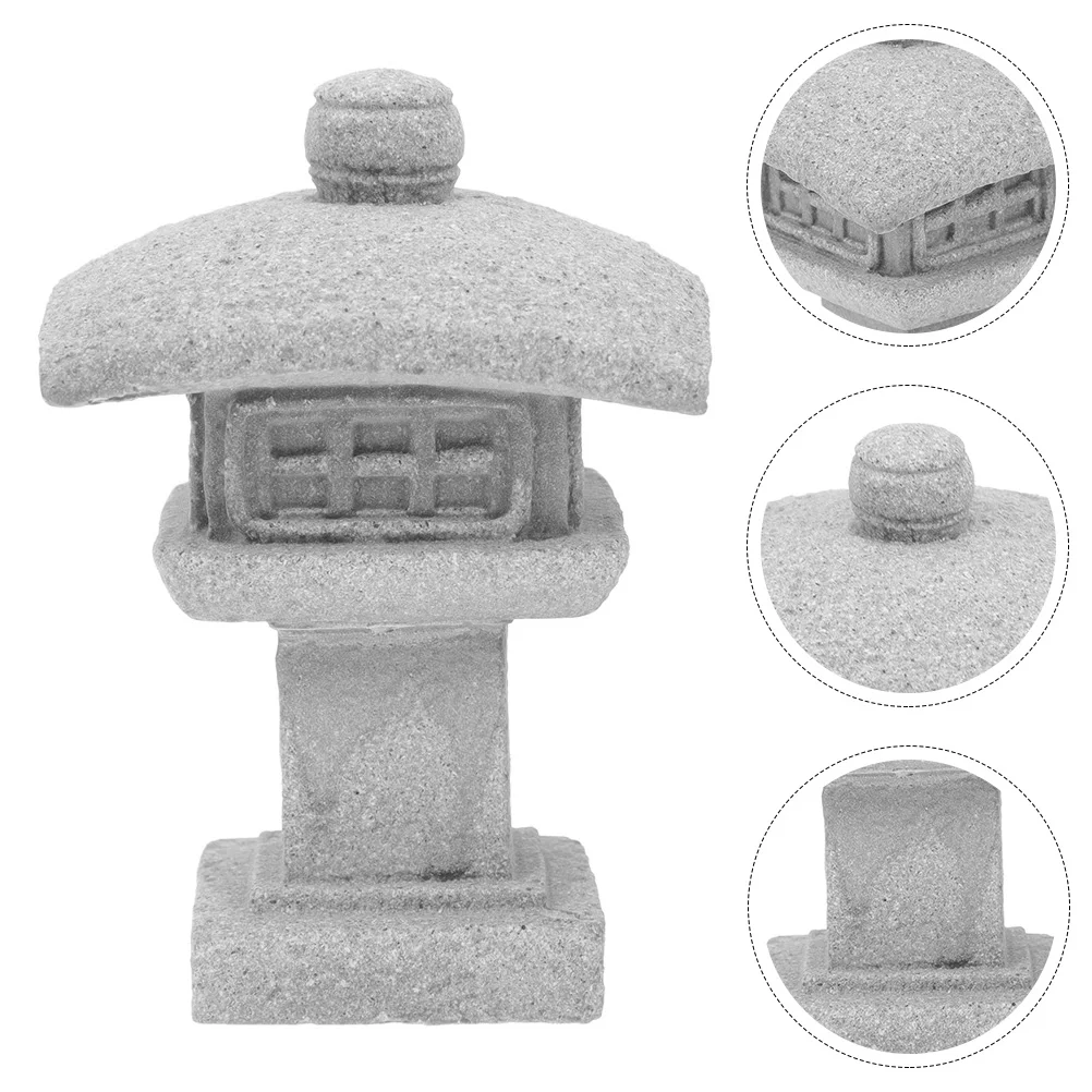 

Wenchang Tower Miniature Pagoda Chinese Zen Garden Decoration Model Figurine Statue Bonsai Adorn Home Desktop Ornaments