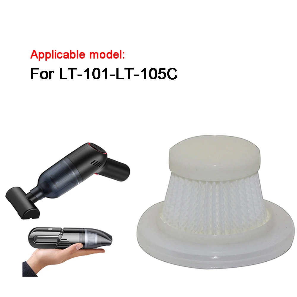 For LT-101-LT-105C Car Vacuum Cleaner 2PC Nonwovens Filter Element Filter Vacuum Cleaner Filter Element Home Car Cleaning Tools