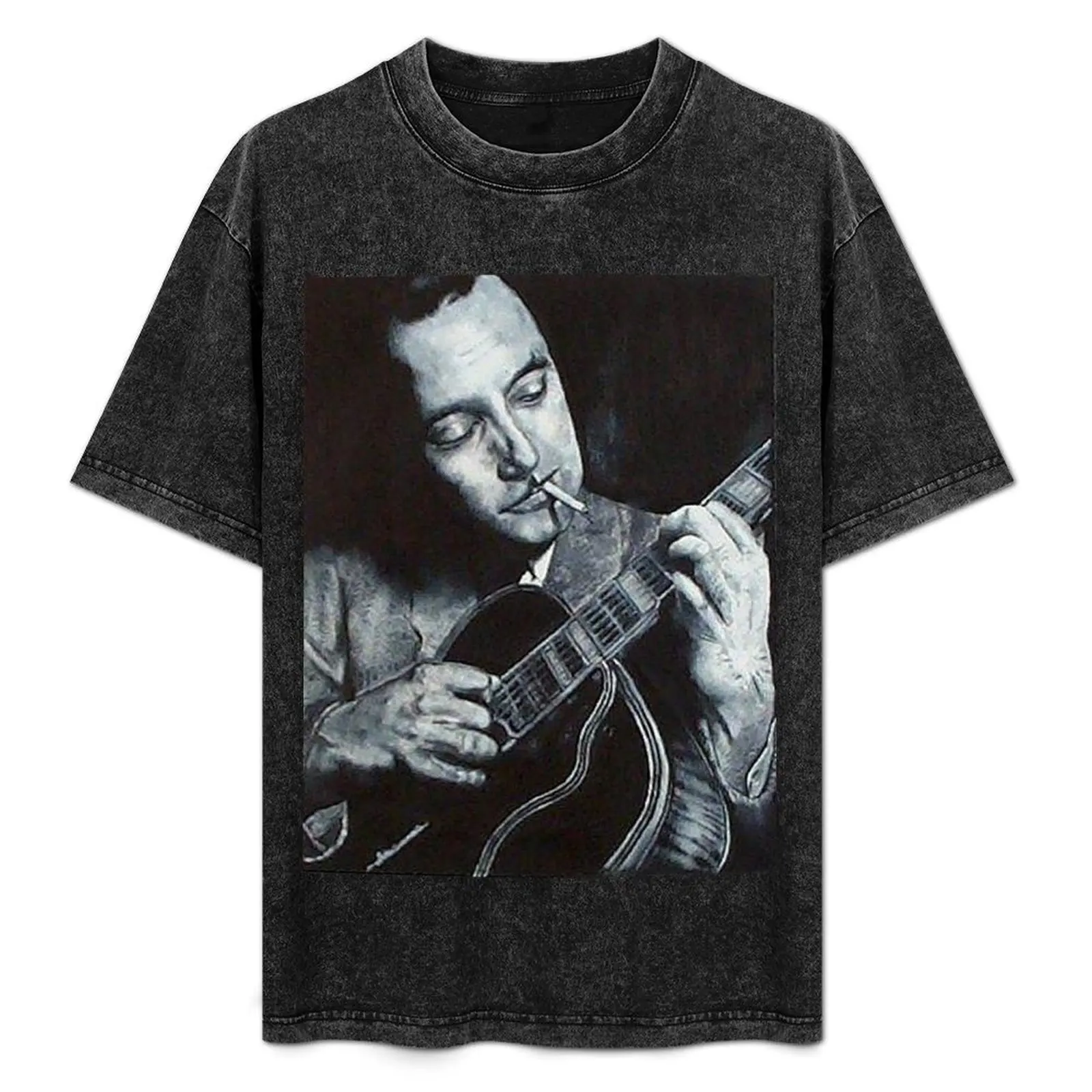 

DJANGO REINHARDT T-Shirt Work Wear Short Sleeve T-Shirt
