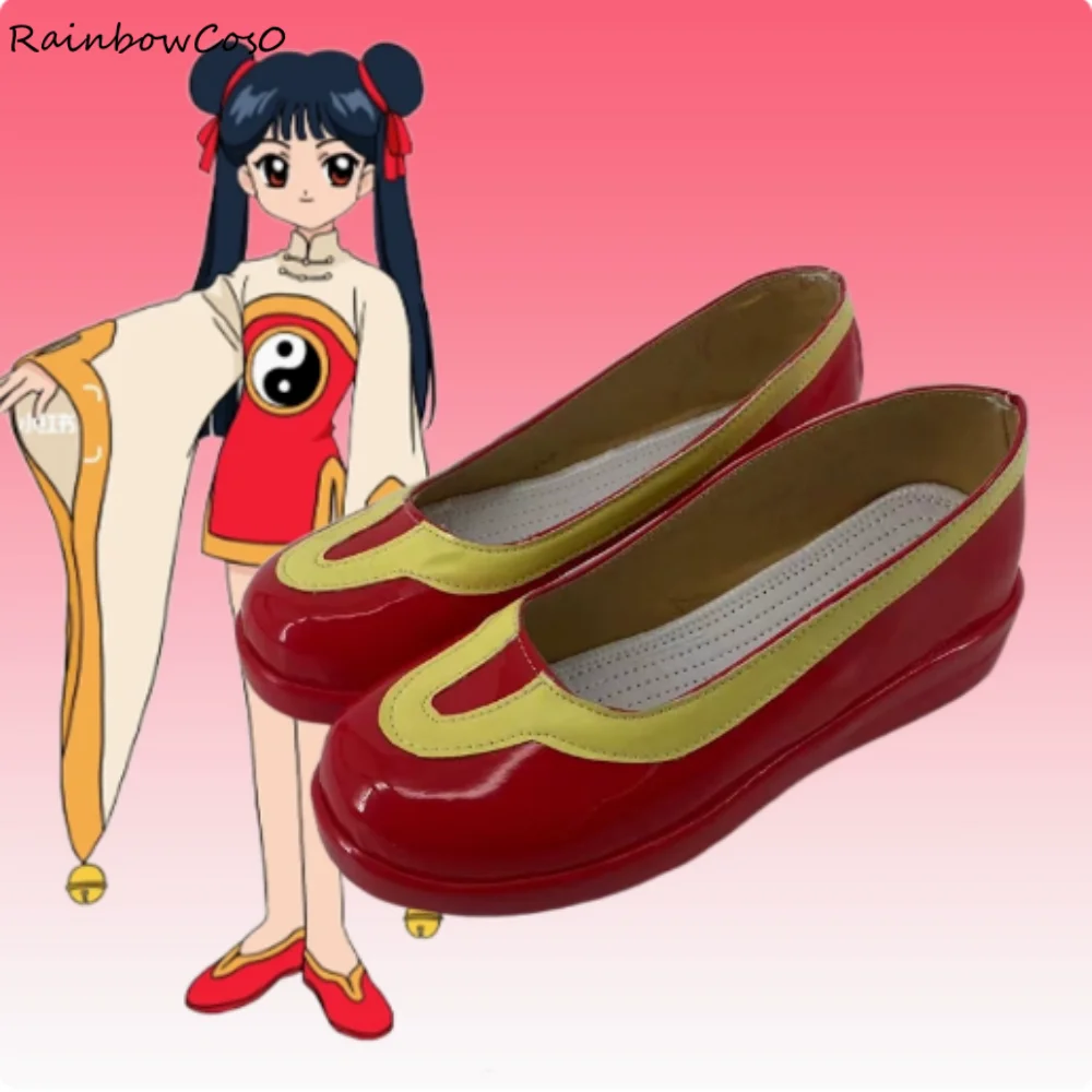 Li Meiling Card Captor CLEAR CARD Cosplay Shoes Boots Game Anime Halloween RainbowCos0 W4486