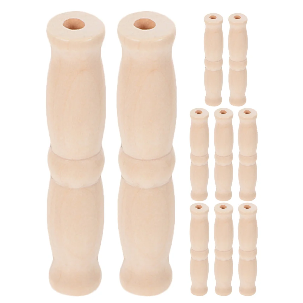 

10pcs Wooden Bucket Handle Replacement Sturdy Grip For Gallon Pails Baskets Paint Containers Storage Buckets Repair Water Bucket