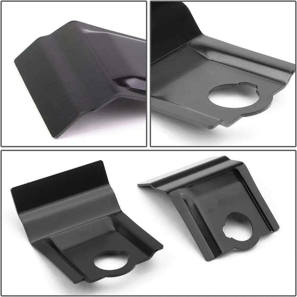 Adjustable Bolt-on Cargo Rack Bars with Mounting Brackets and Lock Keys Compatible with 2005-2017 Ford Mustang, Black Powdercoat