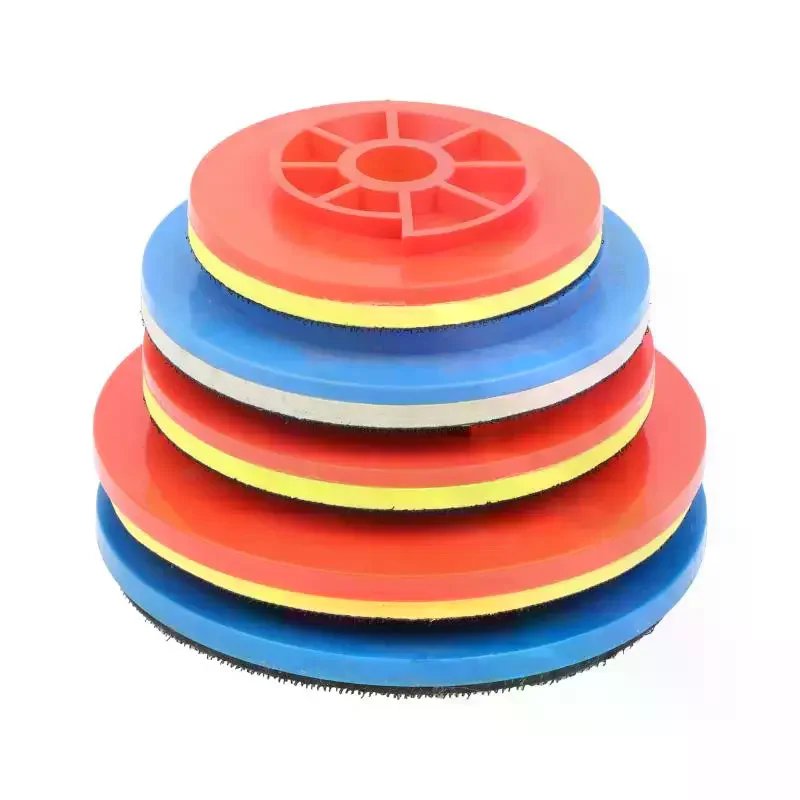 Snail Lock Snap Foam Back-up Pad Eco-friendly Plastic Base Low Vibration for Auto Detailing Wood Grinding Handcraft Making Tasks